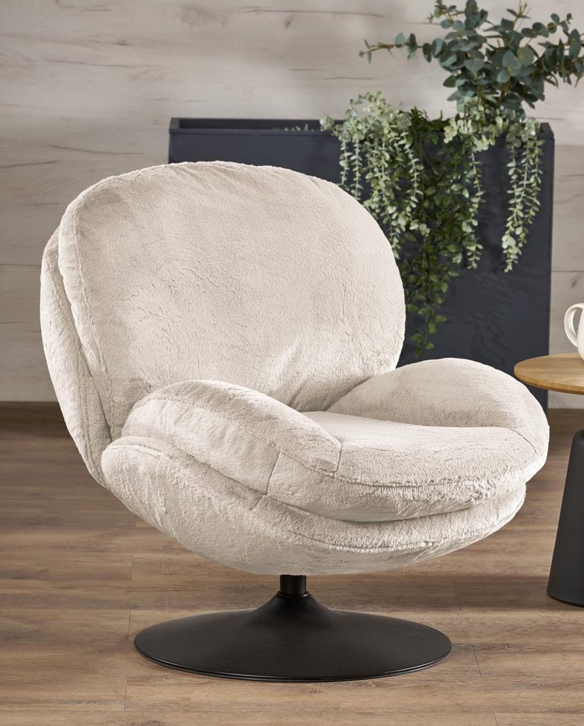 SHELL sukamasis-fotelis (Rusvas)