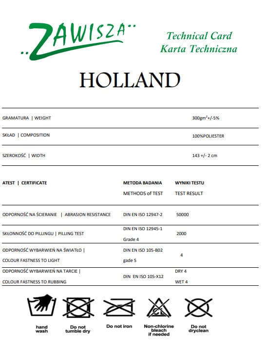 holland audinio sertifikatas