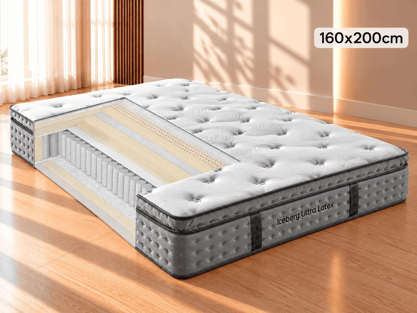 ISEBERG ULTRA LATEX 160x200x25 maksobaldai