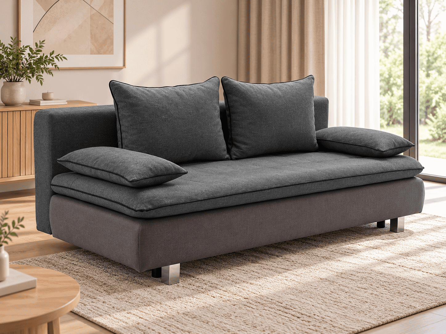 Sofa-lova ISSA BIS (Paros-06/juostelė: Kronos-07) maksobaldai 01