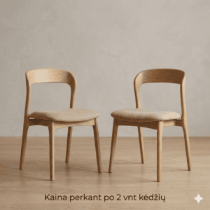 2 vnt. kėdžių kaina