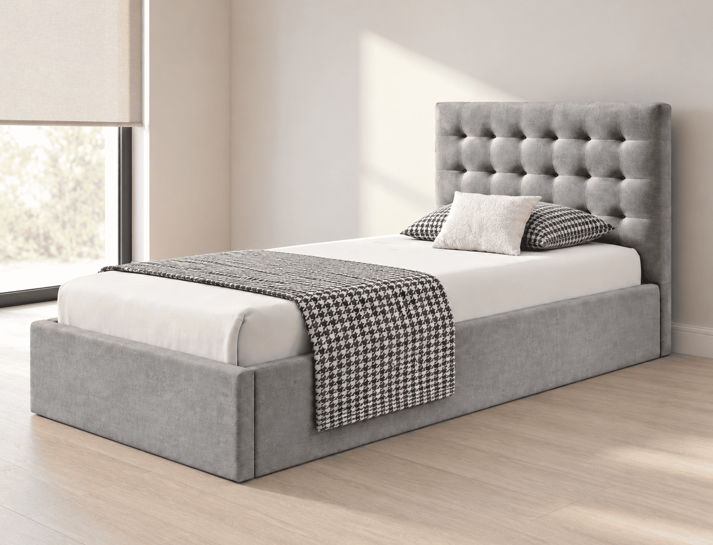 Lova VERO 90x200 pilka interjere
