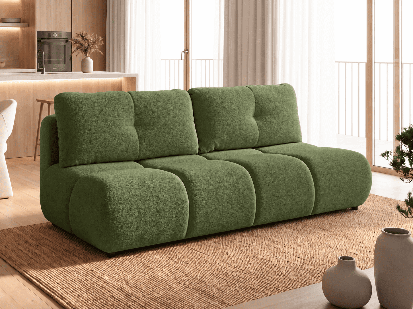 MILO sofa-lova (Now Or Never-38) Išmatavimai: A: 90cm P: 212cm G: 1