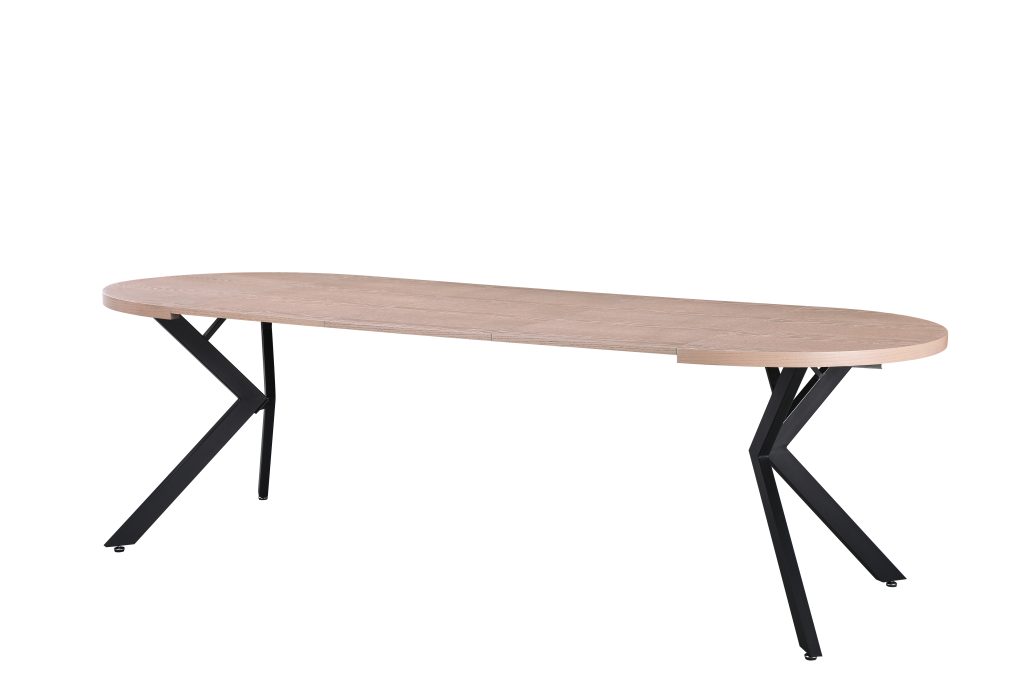 PERO-2 apvalus išskleidžiamas stalas (Wood Venner Nr.03) #4