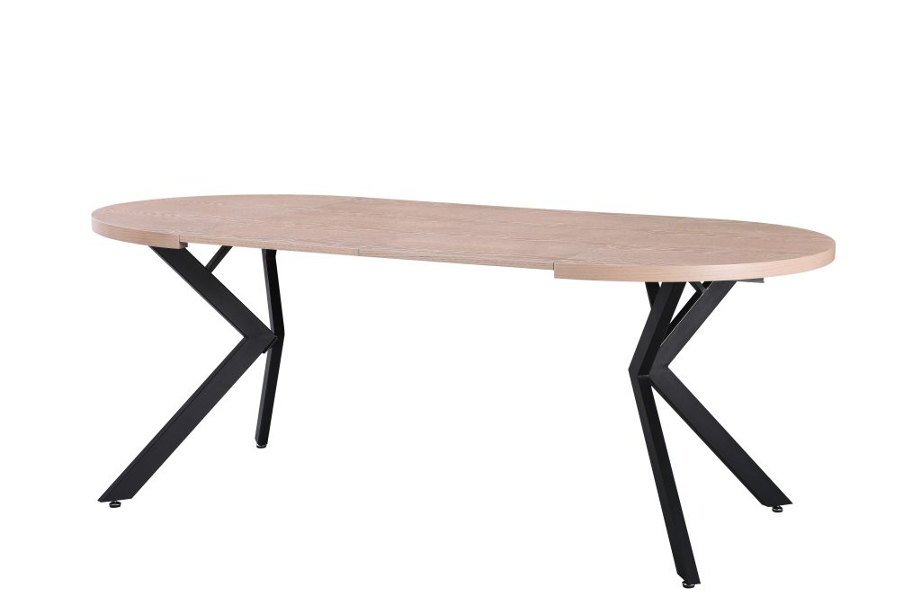 PERO-2 apvalus išskleidžiamas stalas (Wood Venner Nr.03) #5