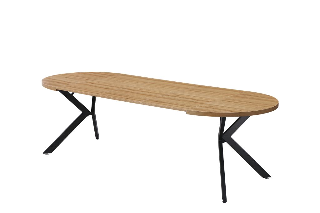 PERO-80 apvalus išskleidžiamas stalas (Oak 41327-10A) 1