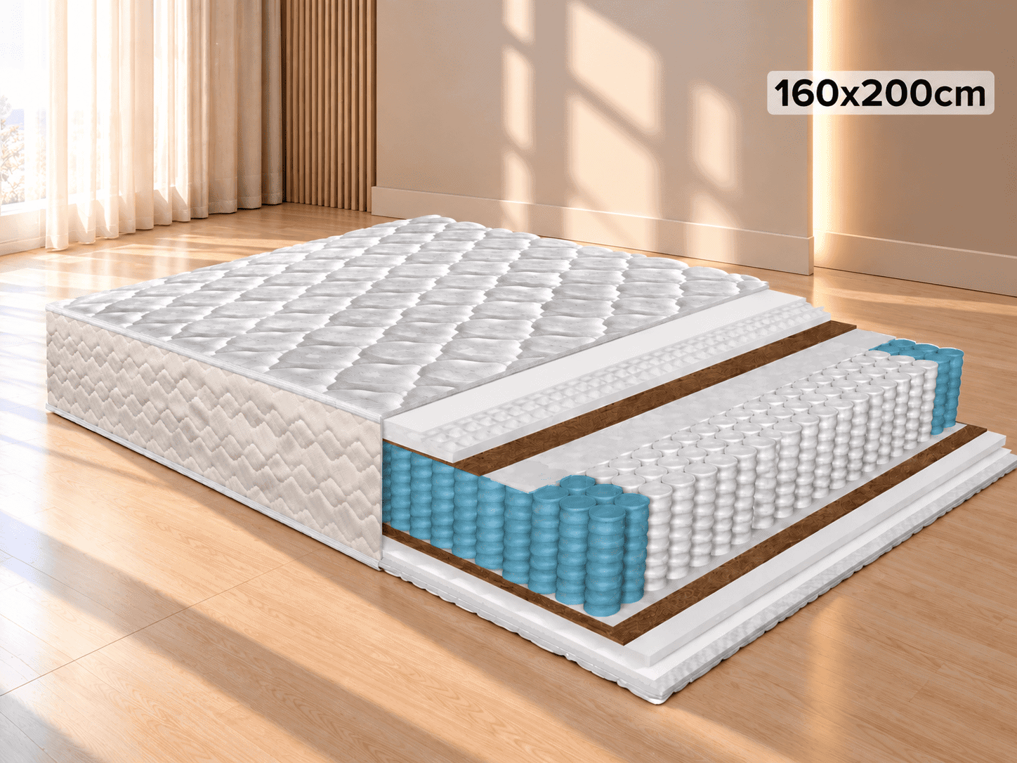 LUXURY DREAM POCKET COCO AYDIN 160x200 čiužinys maksobaldai