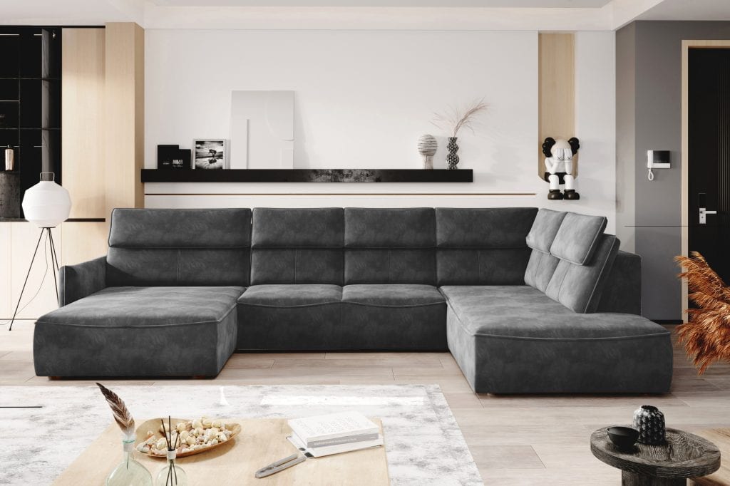 MANGO-XL (I gr.) minkštas kampas su elektrine funkcija (Terra-96) K