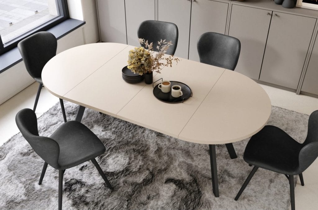 ALDO-100 apvalus išskleidžiamas stalas (Szampanski) #7