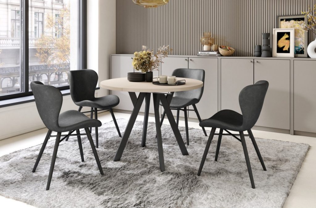 ALDO-100 apvalus išskleidžiamas stalas (Szampanski) #3