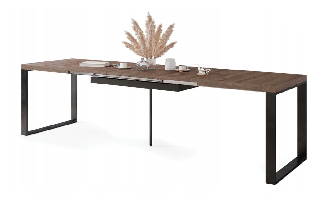 AVELLA išskleidžiamas stalas (Dab Brazowy) #8