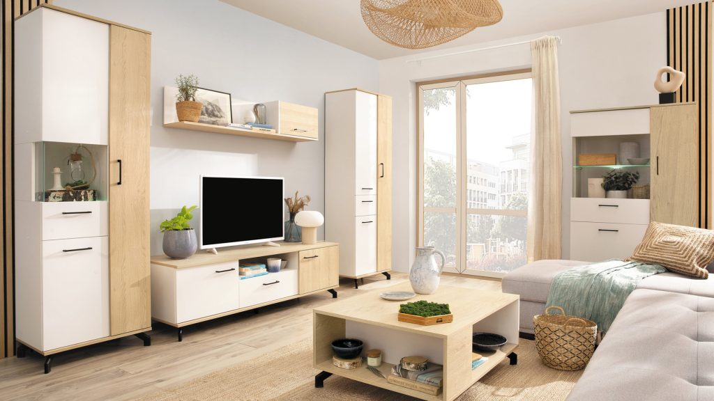 MADISON ST-10 komoda-indauja (Balta/Dab biszkoptowy) #4