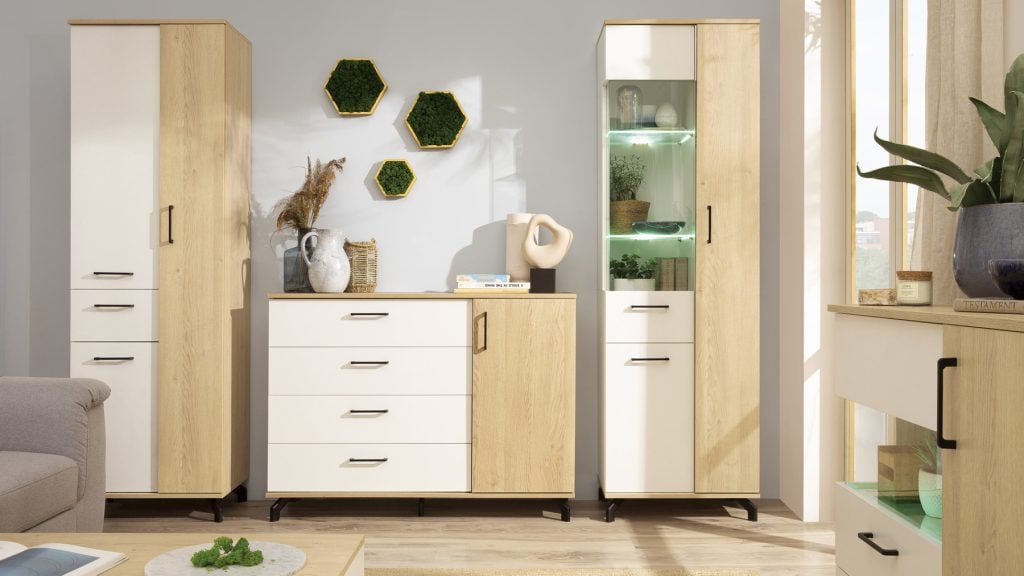 MADISON ST-10 komoda-indauja (Balta/Dab biszkoptowy) #3