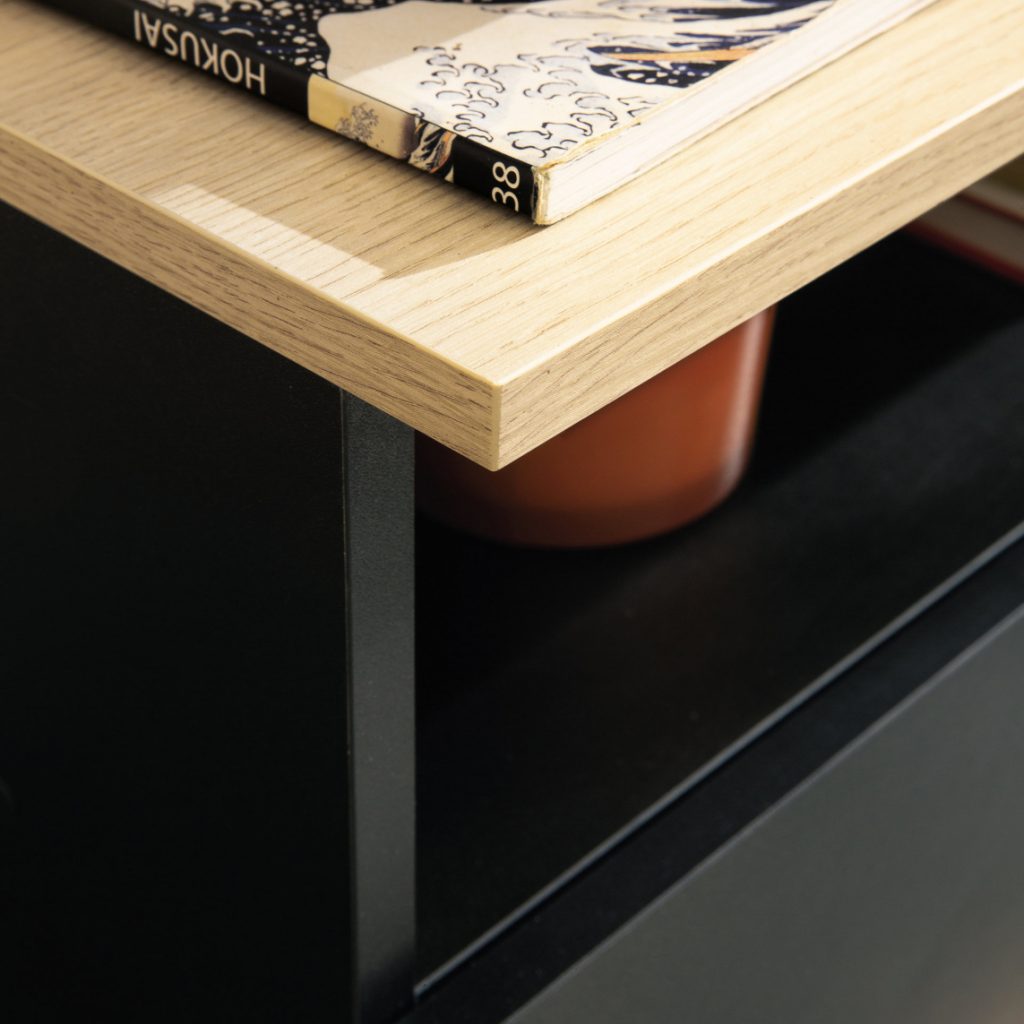 MADISON ST-07 TV komoda (Juoda/Dab biszkoptowy) #3