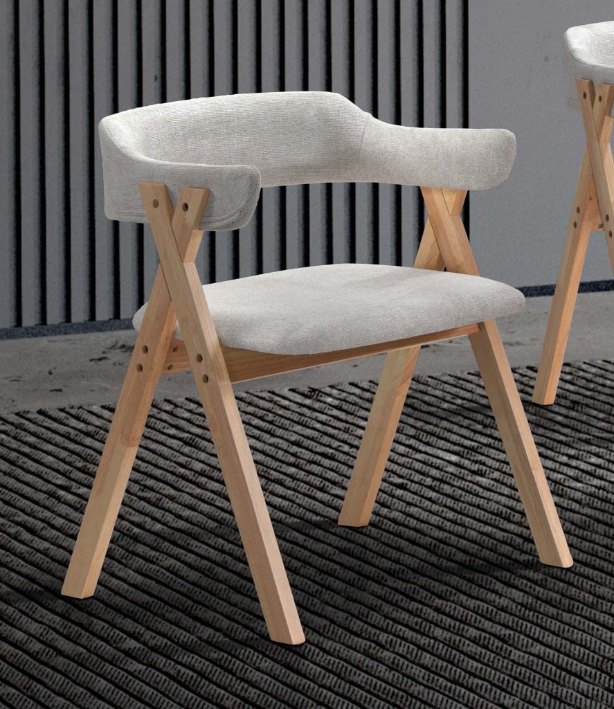 AWANA (III gr.) kėdė (Natūralaus medžio spalva/H31088-02 Šviesiai rudas)