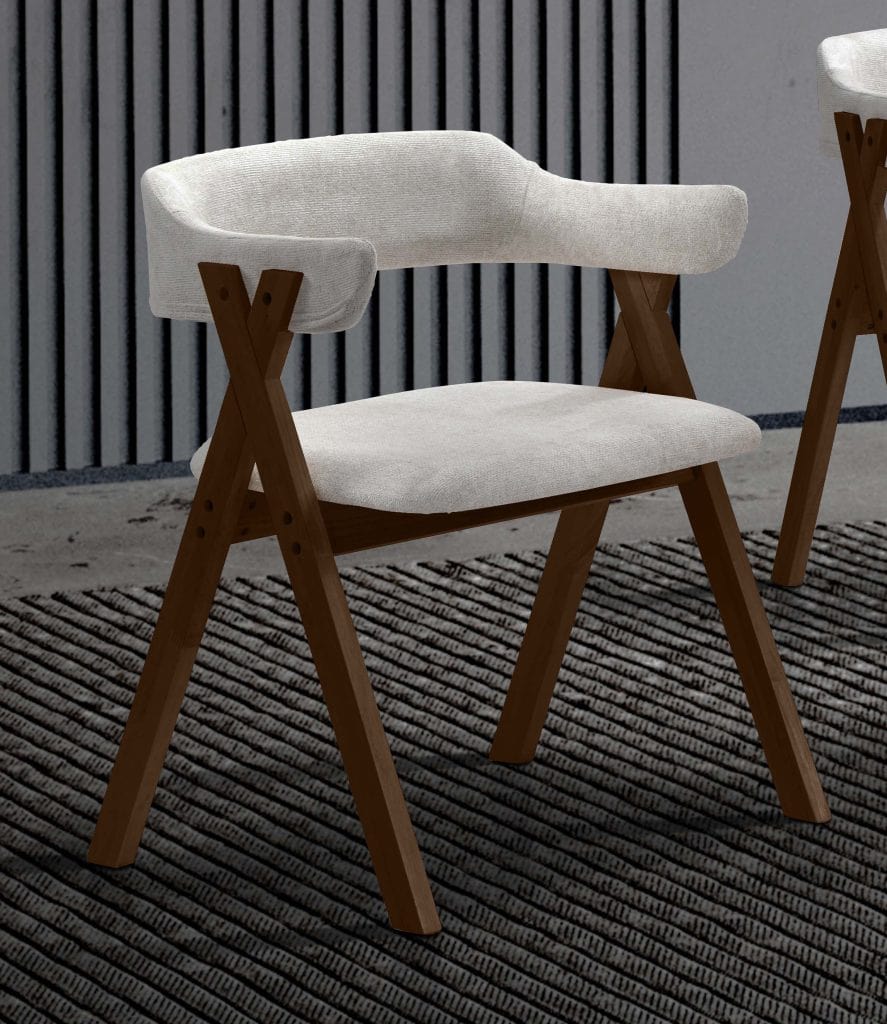 AWANA (III gr.) kėdė (Riešuto spalva/H31088-02 Šviesiai rudas)