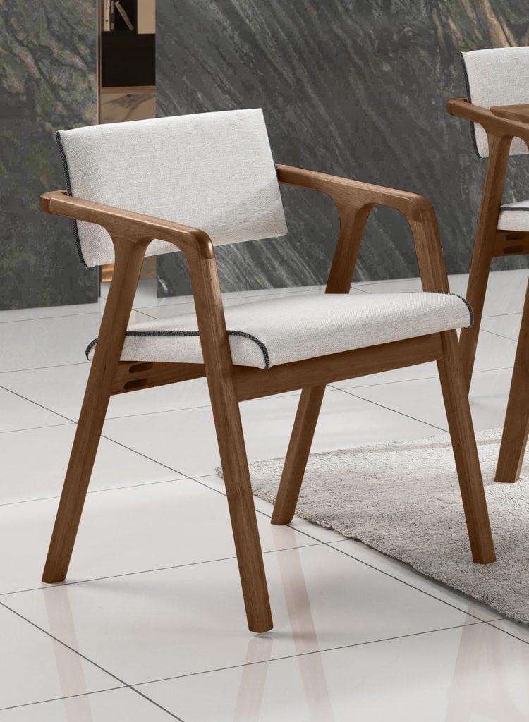 MALAYA (III gr.) kėdė (Riešuto spalva/H31088-02 Šviesiai rudas)