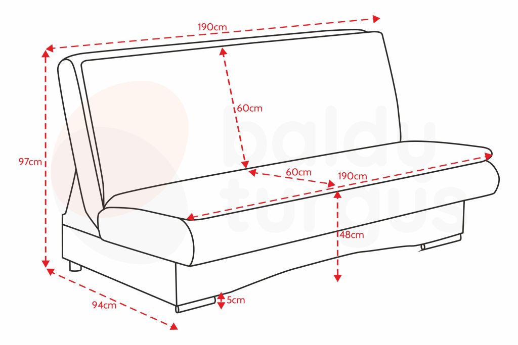 ARIZONA-3V (III gr.) sofa-lova (Platinum-28) 2