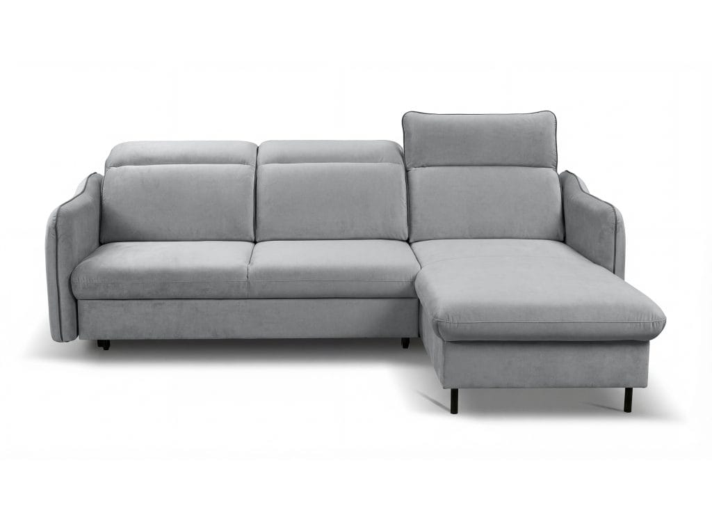 BONO (II gr.) minkštas kampas (Pegasus-88) pilkas iš priekio