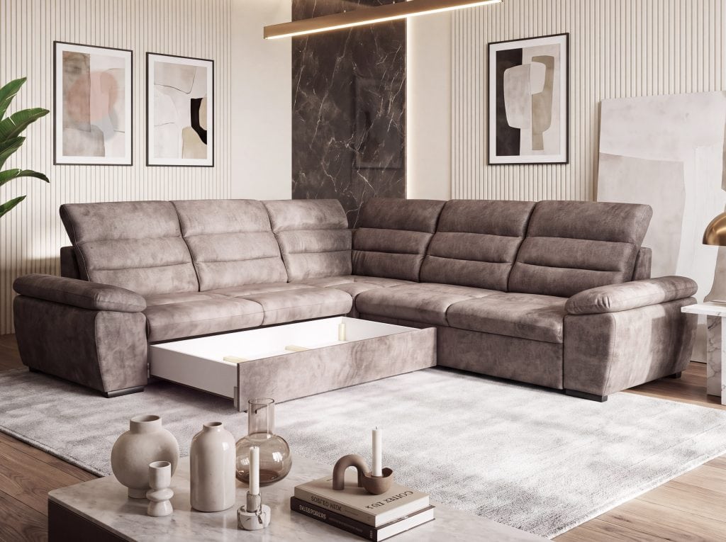 RODOS PREMIUM-I (III gr.) minkštas kampas (Bangkok Taupe) 3