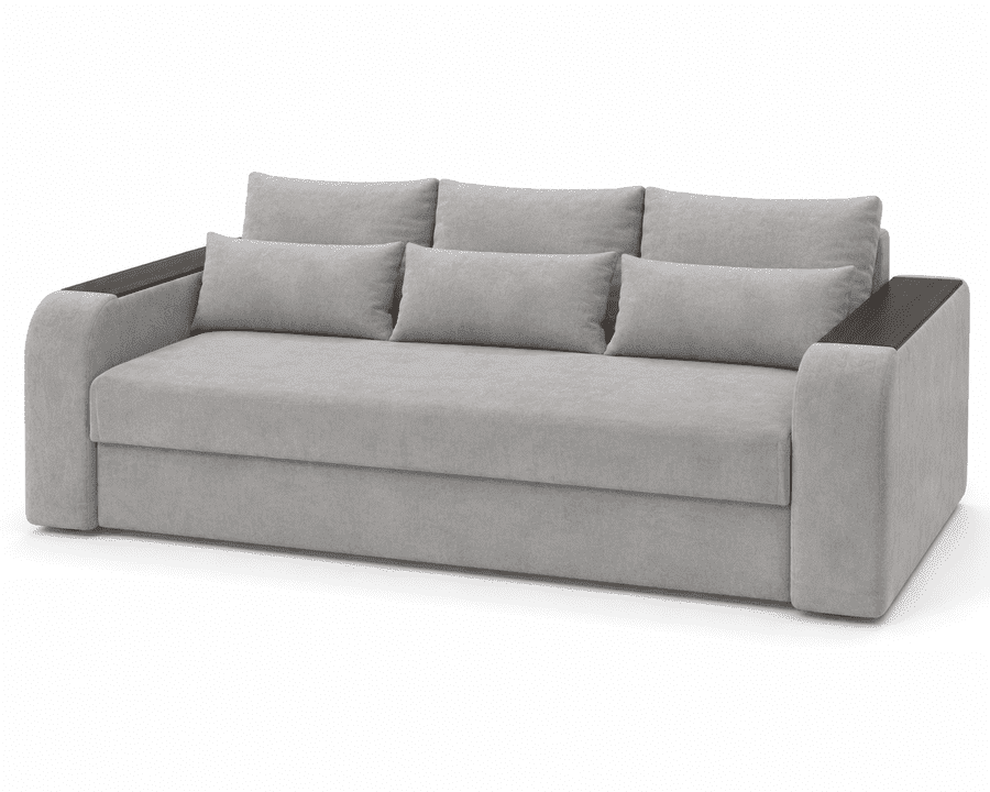 sofa lova moris pilkos spalvos