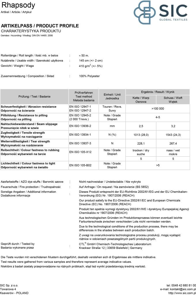 NONA-II (III gr.) minkštas kampas (Rhapsody-06) D #5
