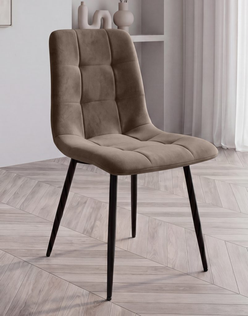 FAUSTINA (II gr.) kėdė (HLR-49 Rudas) priekis