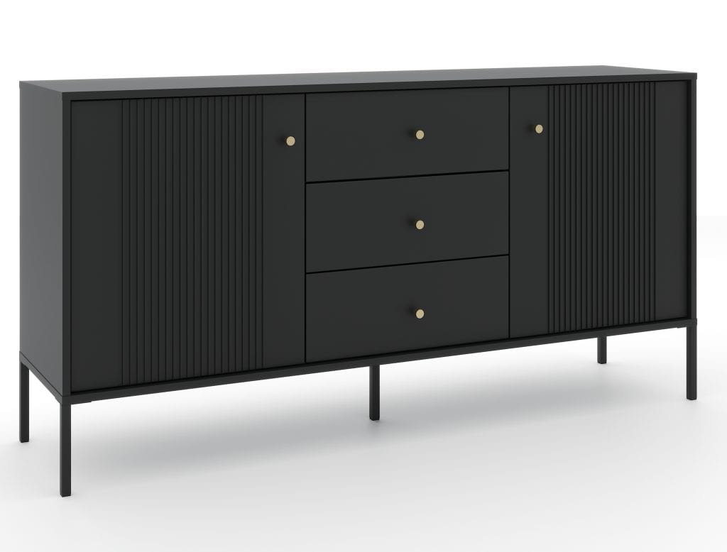 ISEO IS03 2D3S komoda-indauja (Juoda)