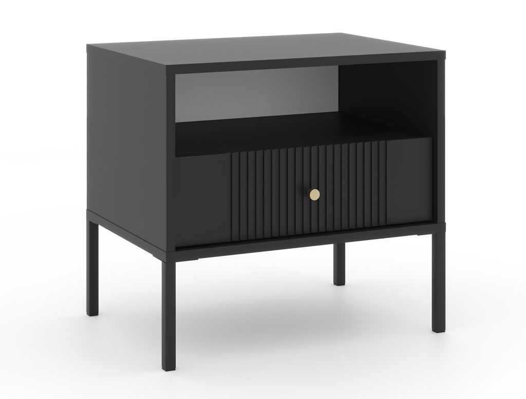 ISEO IS06 naktinis staliukas (Juoda)