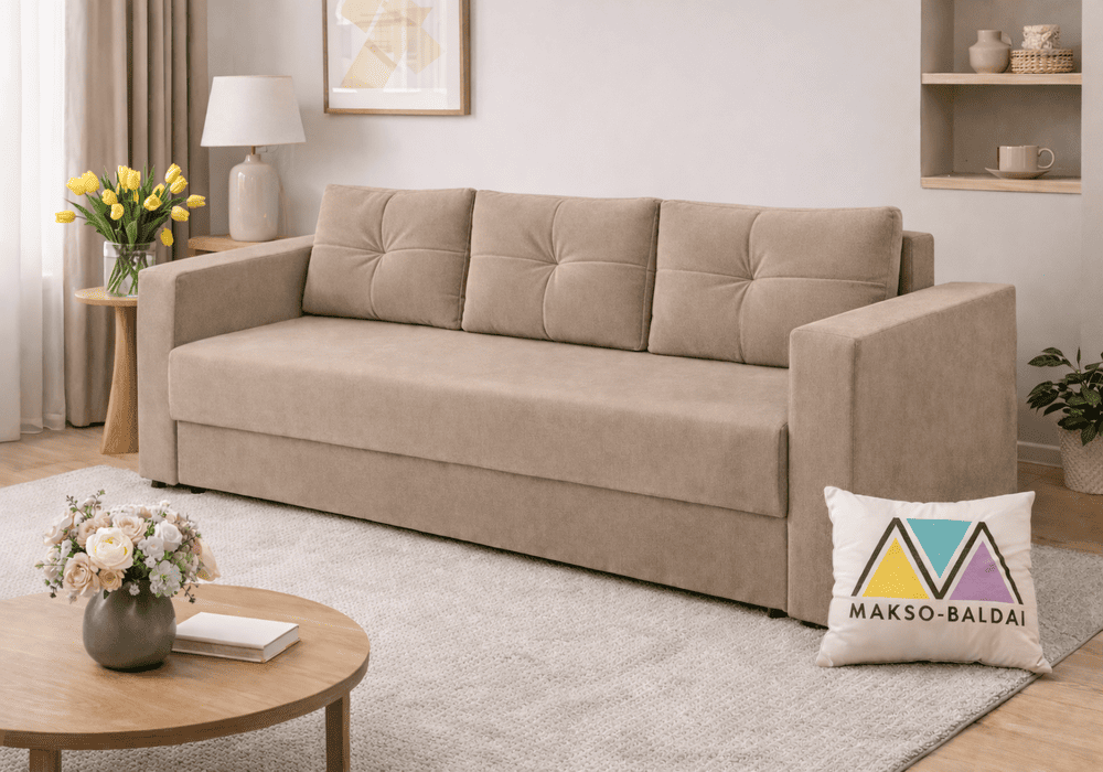 Sofa lova Form smėlio spalvos