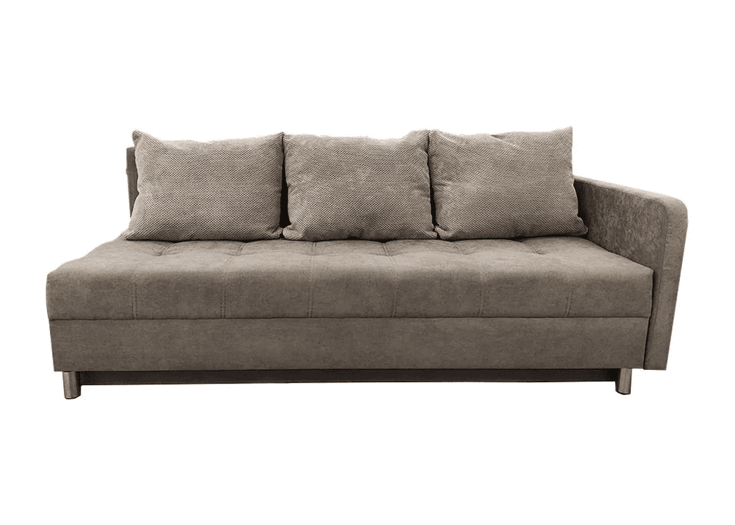 sofa-lova monica smėlio spalvos iš priekio