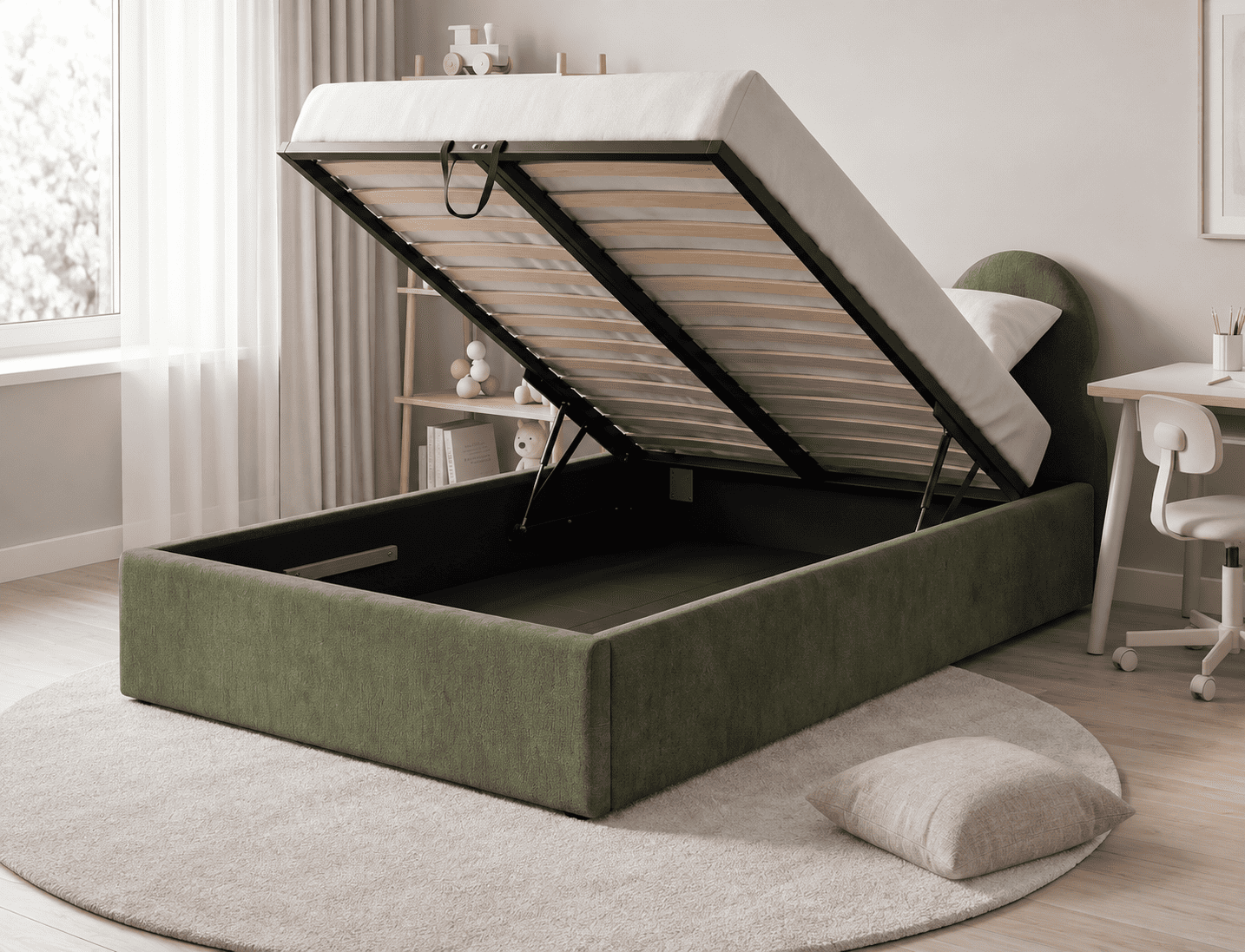Viengulė lova MISIEK FULL 120x200 perfect harmony 39 interjere