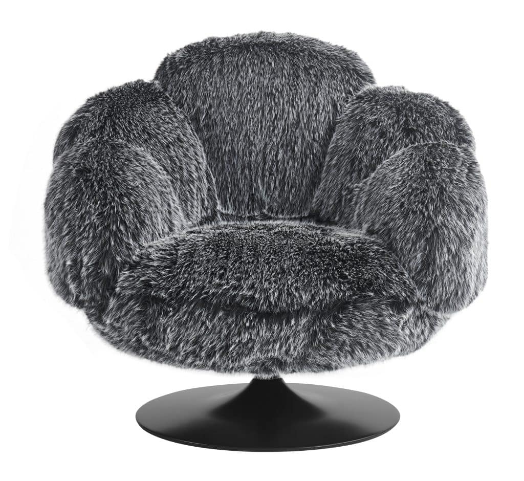 FURLIS fotelis (Black-2089-06 Pilkas) 4