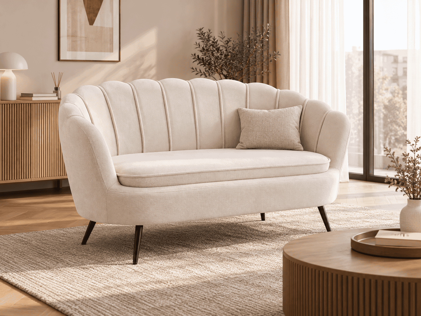 CASCADA-II (II gr.) dvivietė sofa (MA-8102 Šviesiai rusvas) 05