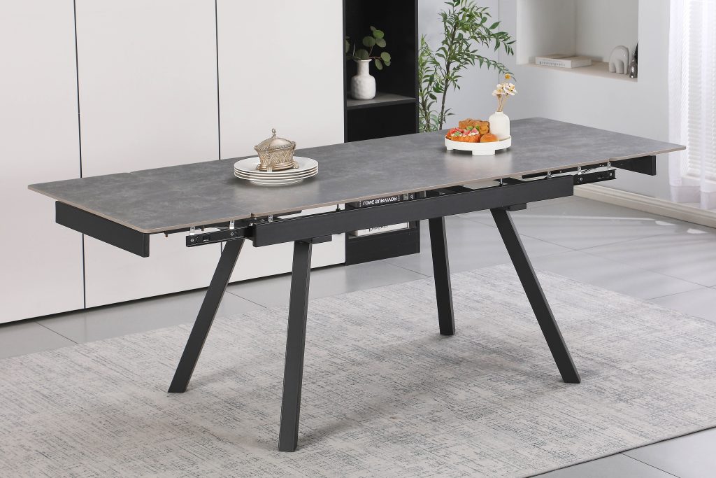 HARISON išskleidžiamas stalas (Vik Light Grey)