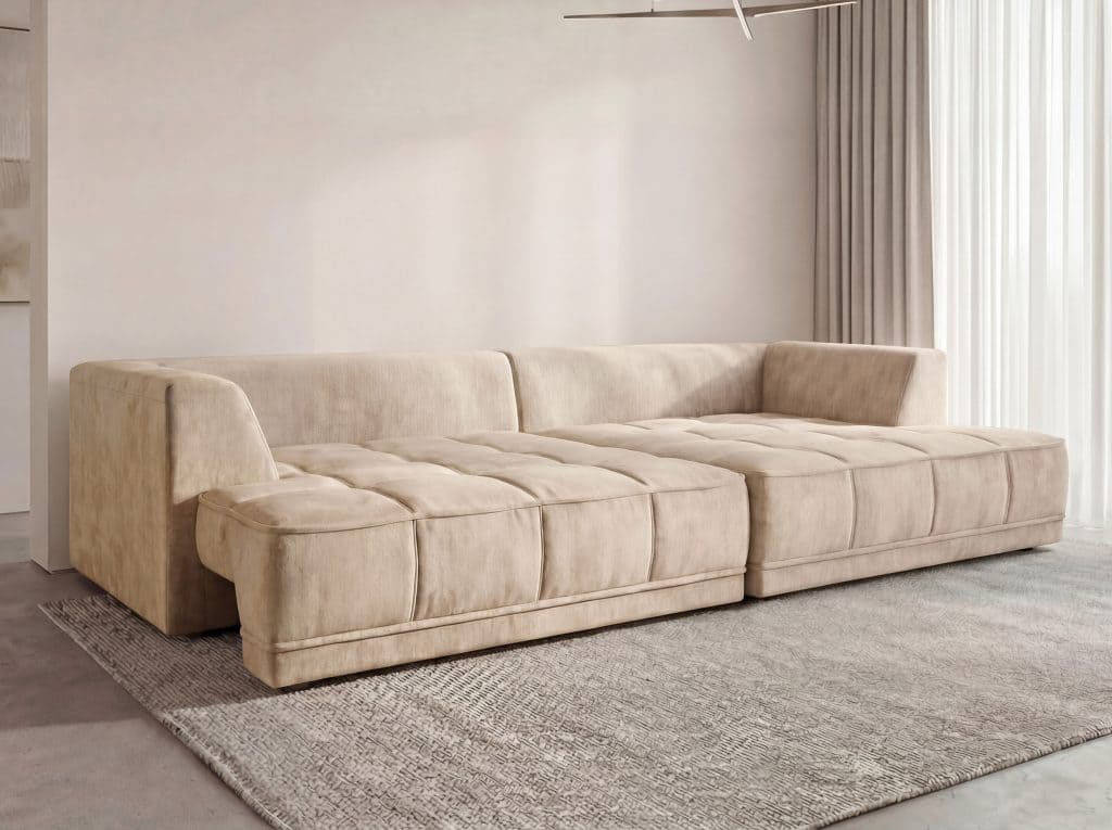tiga sofa su miegojimo funkcija