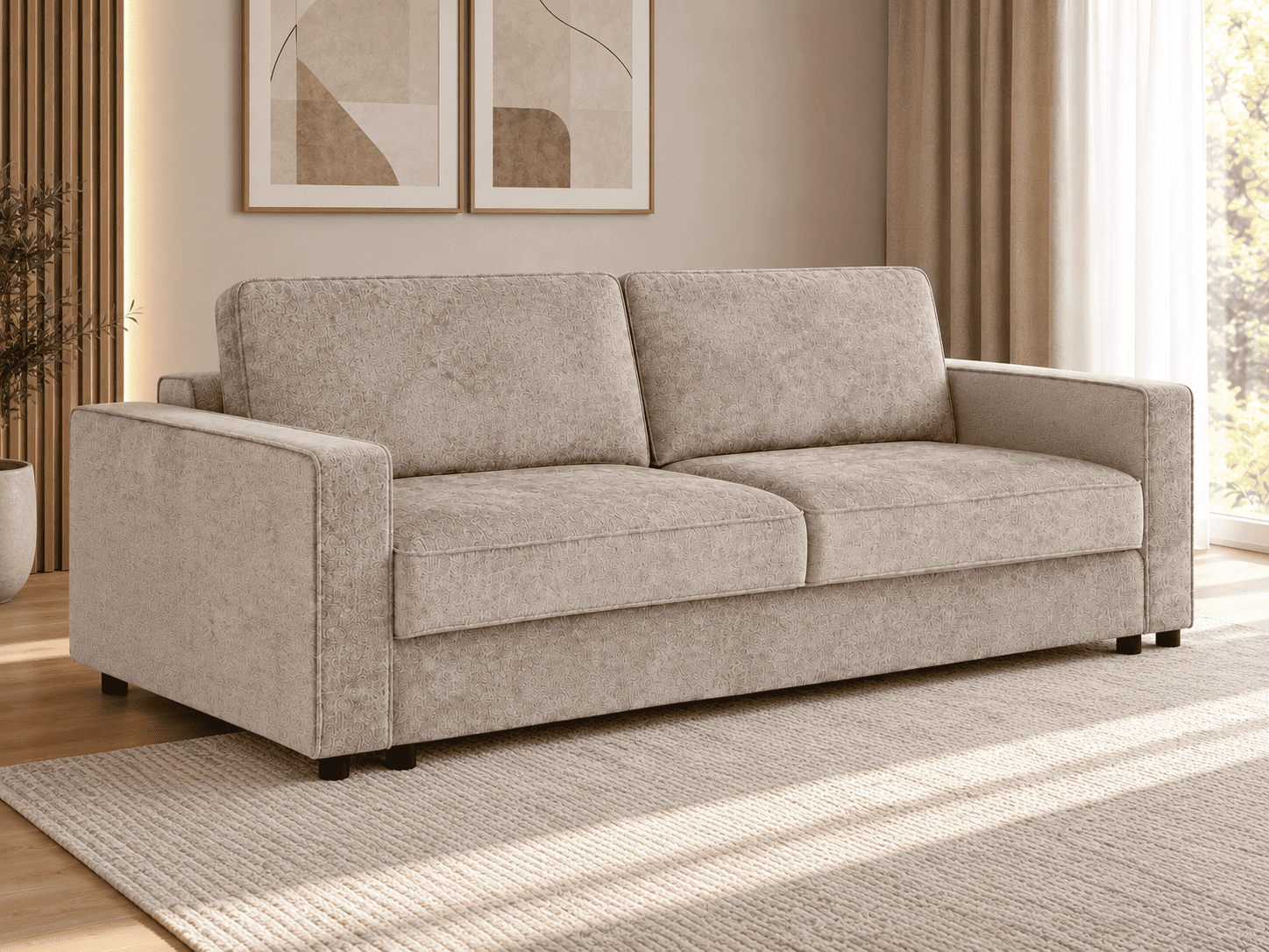 WEST-3S (III gr.) sofa-lova (Symphony Rabbit-04) maksobaldai