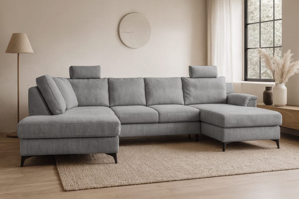 SALAMINA-U2 (III gr.) minkštas kampas (Artico Steel) D