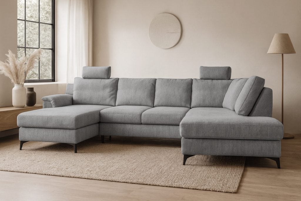 SALAMINA-U1 (III gr.) minkštas kampas (Artico Steel) K